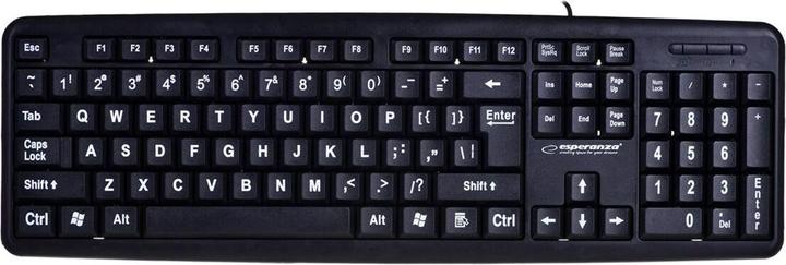 Image du produit Esperanza EK129 Clavier USB QWERTY UK Anglais (ING. Int., Filaire)