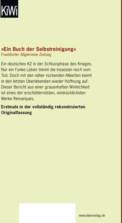 Immagine prodotto Der Funke Leben (Tedesco, E.M. Remarque, 2018)