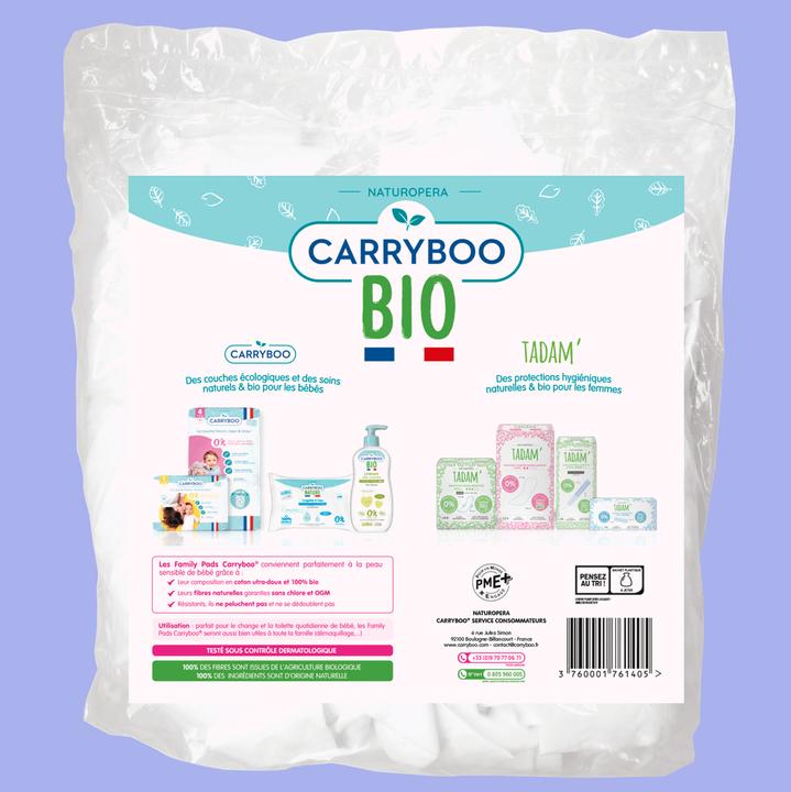 Image du produit Carryboo Family Pads en Coton 100% Bio
