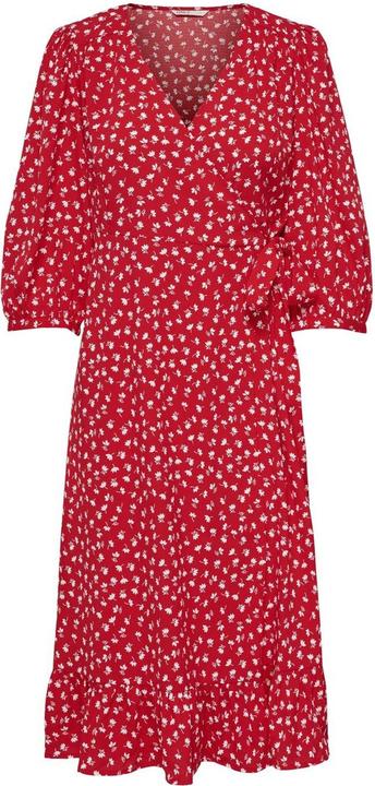 Produktbild Only 3/4-Ärmeliges Wickel- Midikleid (S)
