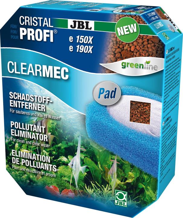 Produktbild JBL Aquaristik und Terraristik ClearMEC plus Pad CristalProfi e1501/e1502/e1901/e1902 (Aussenfilter)