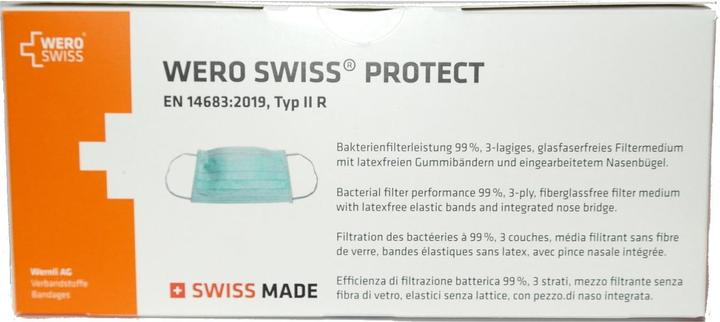 Produktbild Wero Swiss Hygienemaske (Typ IIR, 50 x)