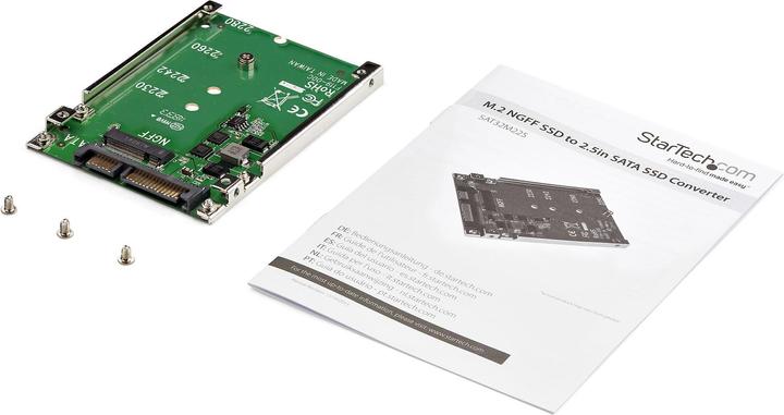 Produktbild StarTech Adapterwandler M.2 NGFF SSD auf 2,5 Zoll SATA