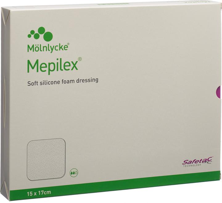 Produktbild Mepilex Schaumverband Safetac 15x17cm Silikon (5 x)