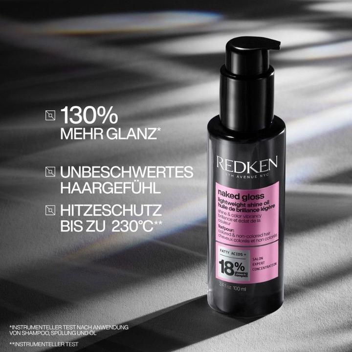 Actual product image Redken Naked Gloss Lightweight Shine Oil (100 ml)