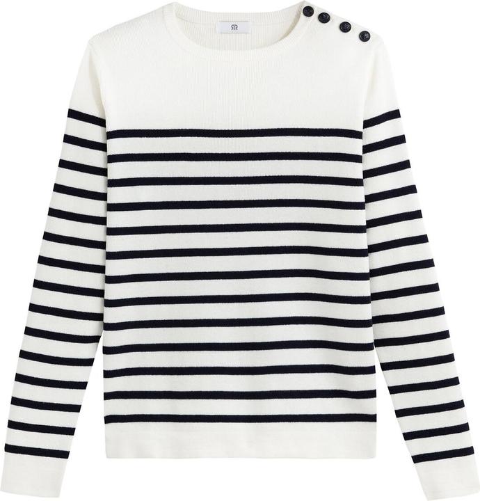 La Redoute Collections Matrosenpullover aus Bio-Baumwolle