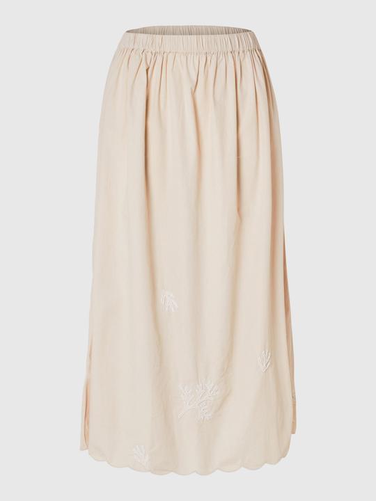 Actual product image Selected Femme Embroidered maxi skirt (36)