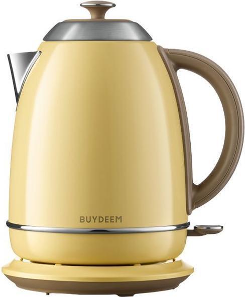Buydeem Teapot Electric Kettle, model K640, color Mellow Yellow, EU (1.70 l)