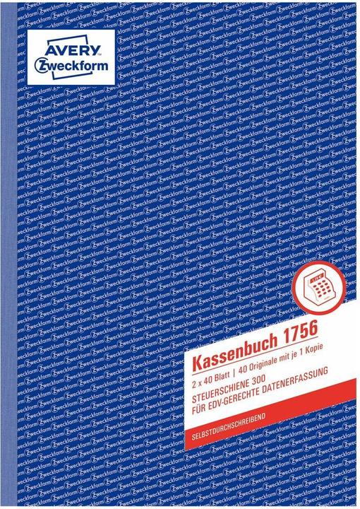 Produktbild Avery Kassenbuch (40 x)