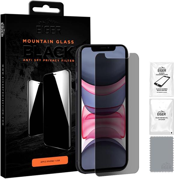Immagine prodotto Eiger Mountain Glass Black (1 Pezzo/i, Apple iPhone 11)