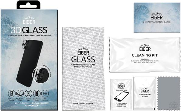 Produktbild Eiger Mountain Glass Lens (1 Stück, Apple iPhone 11 Pro Max)