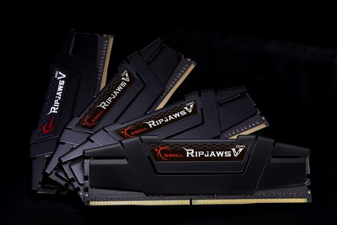 Produktbild G.Skill Ripjaws V (4 x 16GB, 3200 MHz, DDR4-RAM, DIMM)