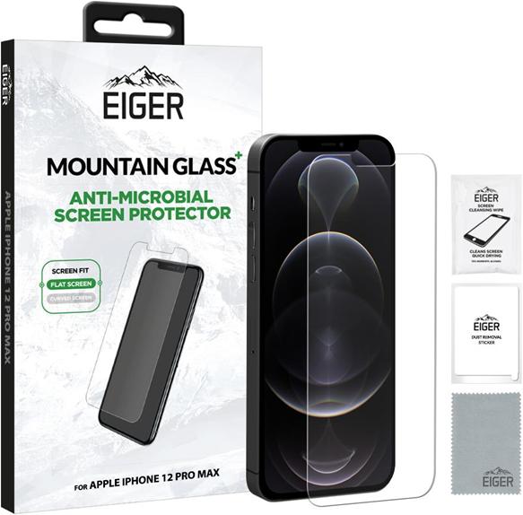 Actual product image Eiger Mountain Glass+ (1 Piece, Apple iPhone 12 Pro Max)