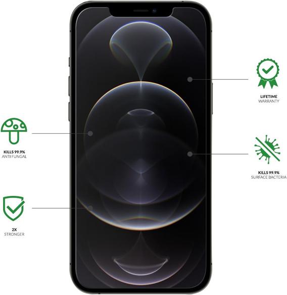 Actual product image Eiger Mountain Glass+ (1 Piece, Apple iPhone 12 Pro Max)