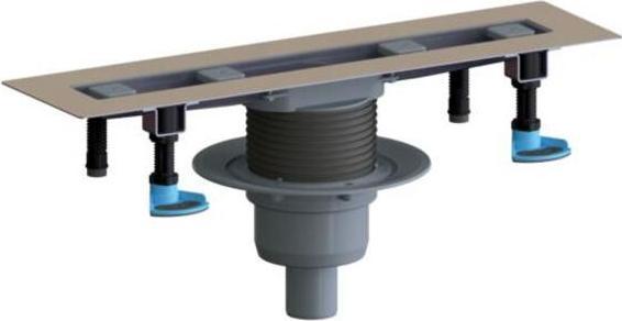 Actual product image Dallmer shower channel CeraLine vertical F 521675, 1200mm, DN 50 height 110mm (1450 mm)