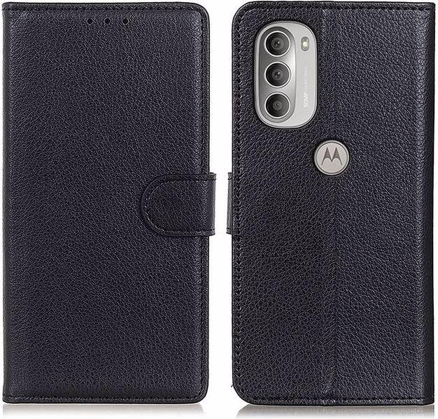 Produktbild MU Classic Litchi Leder Bookcover Series (Motorola Moto G51 5G)