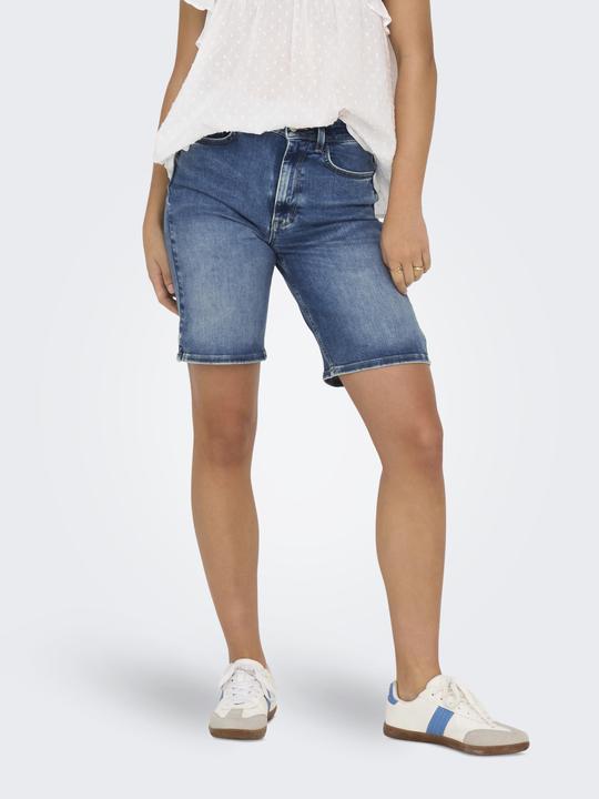 Image du produit Only Normal geschnitten Hohe Taille 5-Pocket-Shorts Jeans-Shorts (XL)