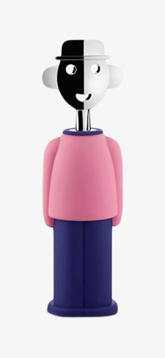 Produktbild Alessi Korkenzieher Alessandro M. rosa-blau (Korkenzieher)
