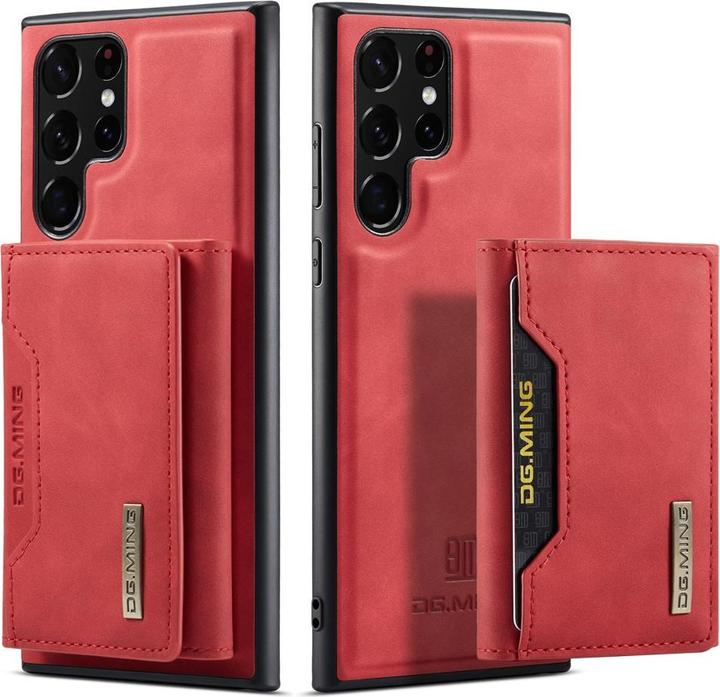 Produktbild Cover-Discount Galaxy S22 Ultra - Hülle mit Kreditkarten Etui rot (Samsung Galaxy S22 Ultra)