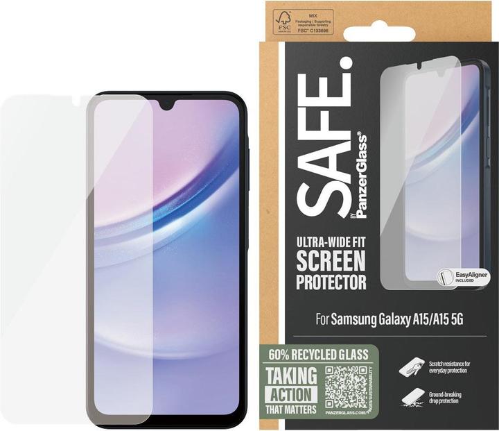 Actual product image Safe Ultra-Wide Fit (1 Piece, Samsung Galaxy A15 5G, Samsung Galaxy A15)