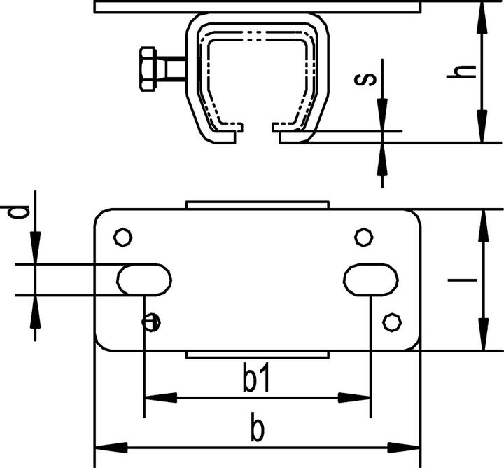 Produktbild Helm Deckenbefestigungsmuffen