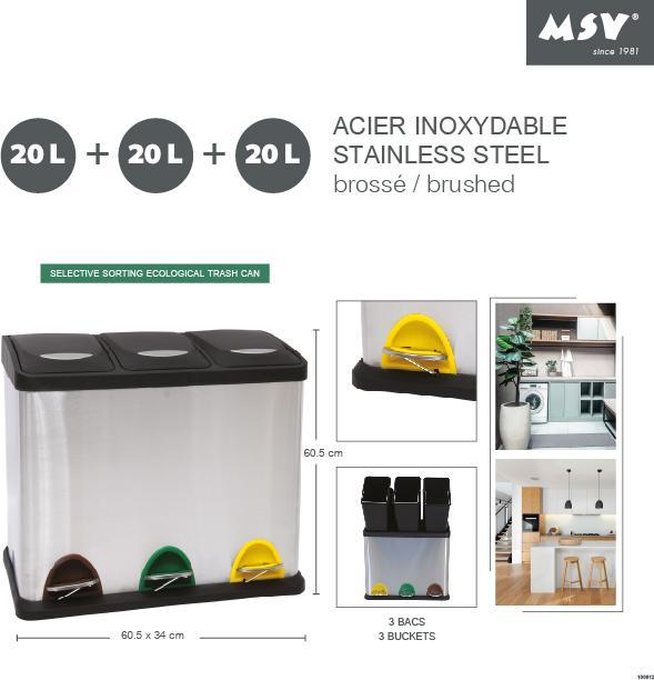 Produktbild MSV Mülltrennsystem (60 l)