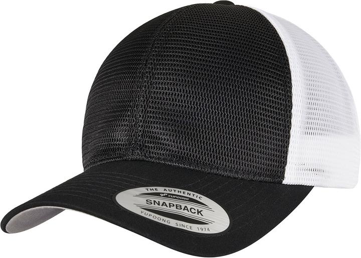 Flexfit Zweifarbig Kappe 360 Omnimesh Netzmaterial (One Size)