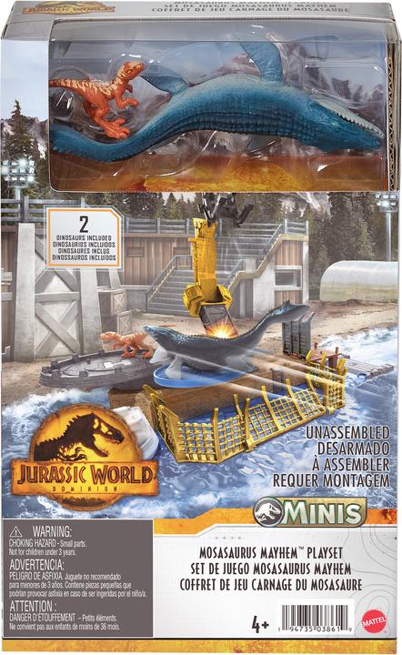 Image du produit Jurassic World Minis Set Mosasaurus Mayhem