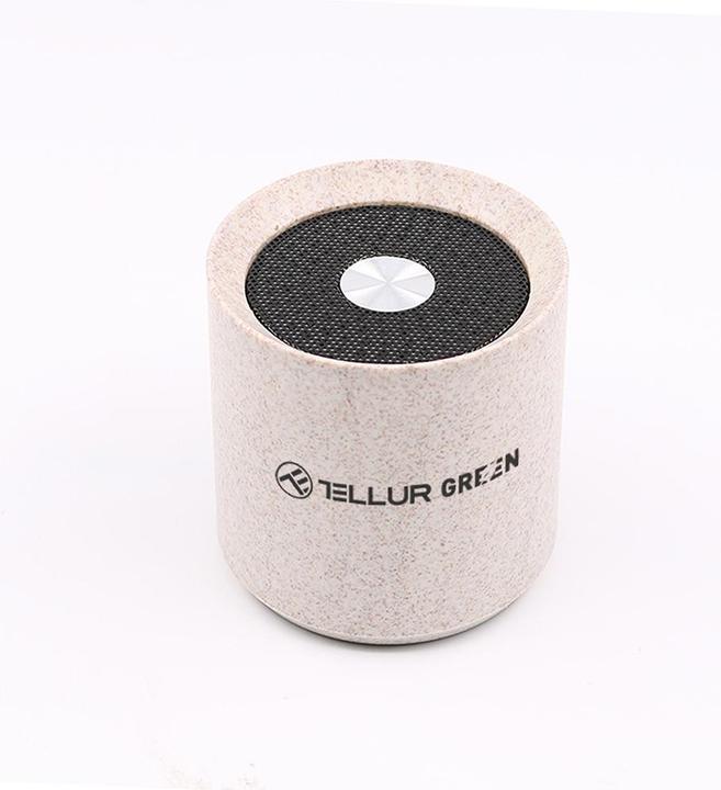 Actual product image Tellur Green Bluetooth speaker 3W cream (2 h, Rechargeable battery operated)