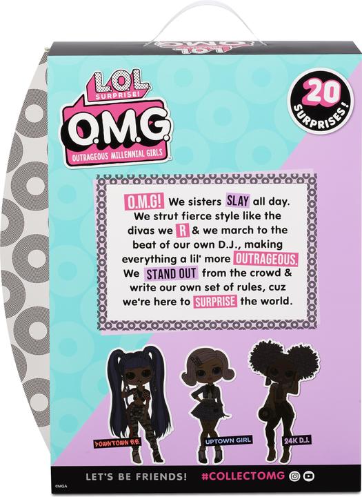 Produktbild MGA L.O.L. Surprise OMG 3.8 Doll 24K D.J.