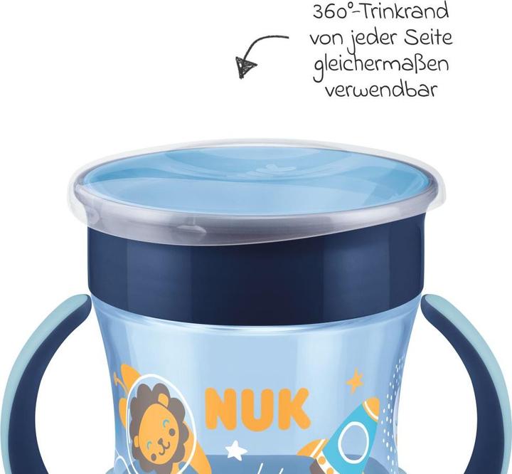 Produktbild NUK Mini Magic Cup Night, 160ml, einzigartiger Trinkrand, abdichtende Silikonscheibe, ab 6 Monaten (0.16 l)
