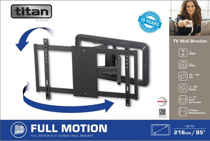 Image du produit Titan Bfmo 8060 (Mur, 85", 45 kg)