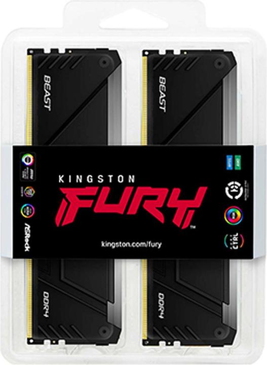 Immagine prodotto Kingston FURY Beast (4 x 16GB, 3600 MHz, DDR4-RAM, DIMM)