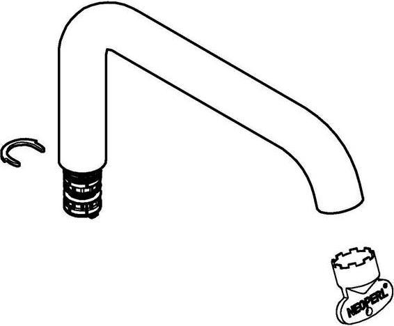 Image du produit Grohe Bec déverseur ESSENCE pour mitigeur de lavabo XL-Size su-st