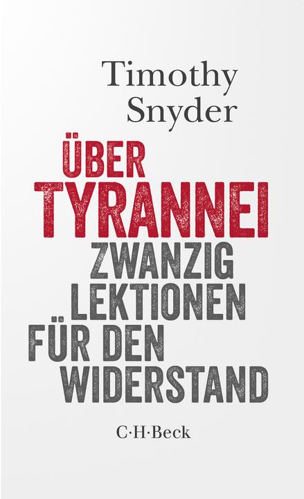 Image du produit Über Tyrannei (2025, Allemand)