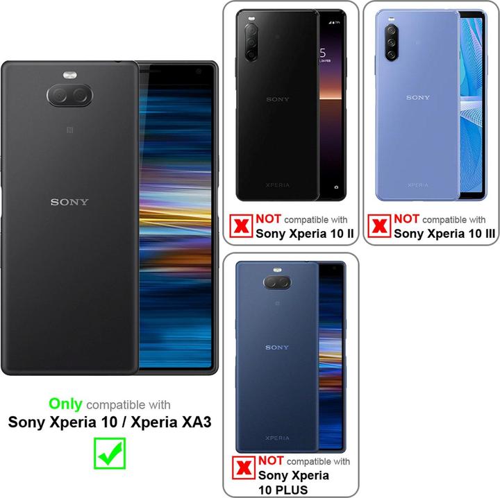 Image du produit Cadorabo Verre de protection d'écran (3 pièce(s), Sony Xperia 10)