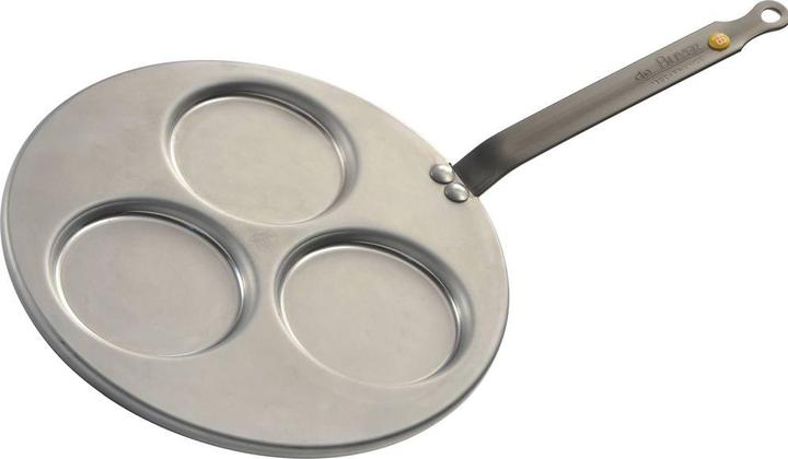 de Buyer Blinis-Pfanne (27 cm, Bratpfanne, Eisen, Stahl)
