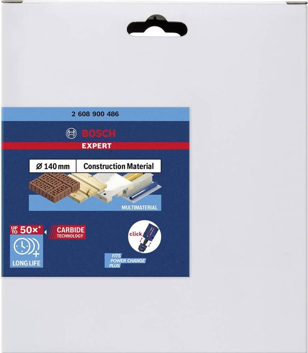 Image du produit Bosch Professional Zubehör Scie cloche EXPERT Construction Material, 140 x 60 mm (140 millimètres)