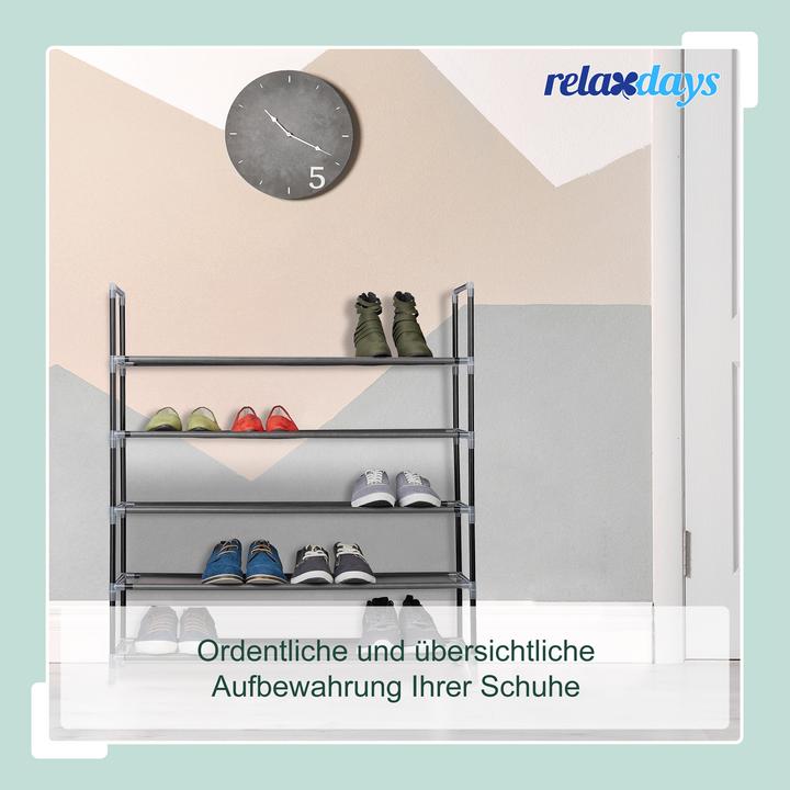 Productafbeelding Relaxdays Schoenenrek (87 x 29,5 x 90,5 cm)