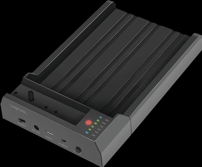Immagine prodotto LogiLink USB 3.2 Gen 2 Quickport, 2 porte, per HDD/SSD SATA e SSD M.2 NVMe (2 Porti)