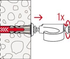 Actual product image Fischer Fisc EasyHook Angle DuoPower 8x40 (25 pcs.)