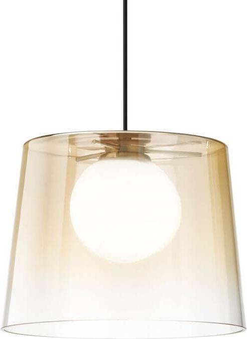Immagine prodotto Ideal lux FADE G9 luce a sospensione ⌀270mm dimmerabile ambra bianco caldo 271316 (G9, 370 lm)