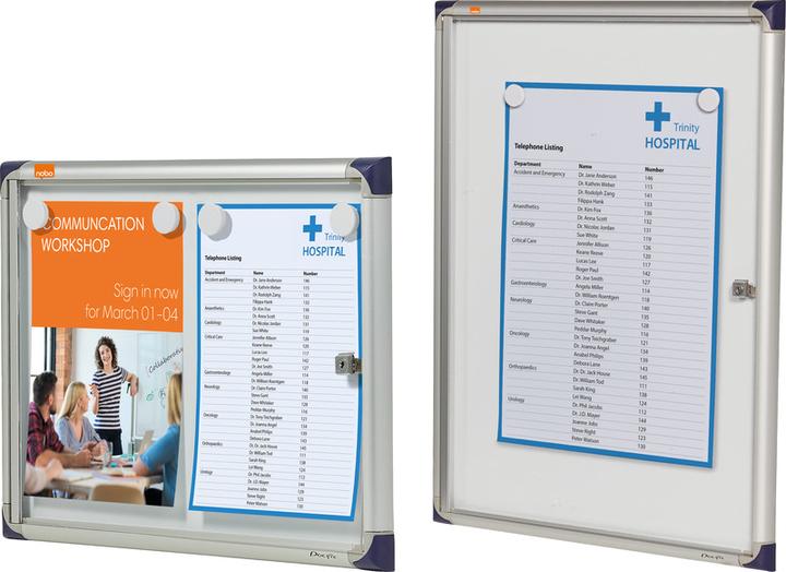 Actual product image Nobo Showcase extra flat 2xA4