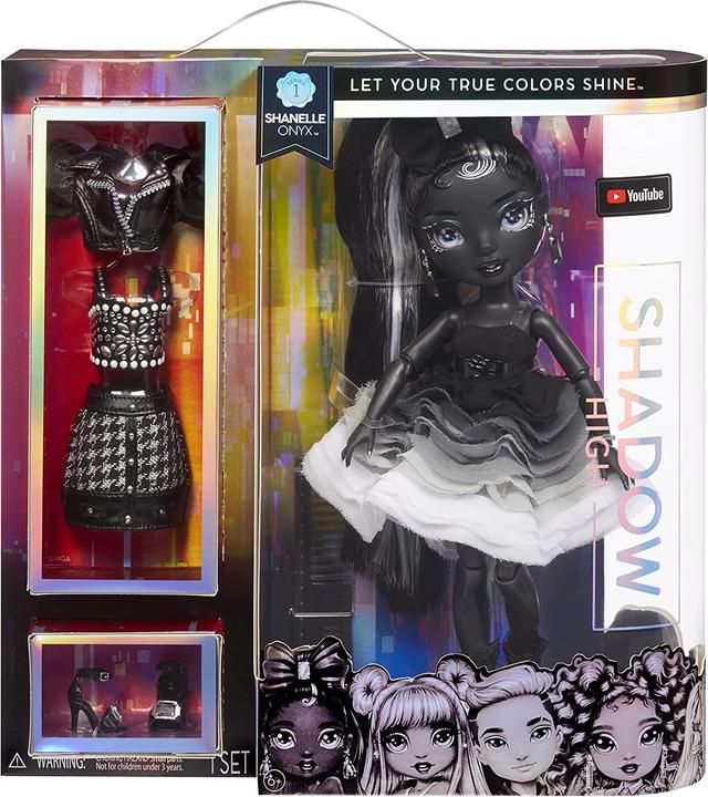 Actual product image Rainbow High - Shadow High Doll - Shanelle Onyx