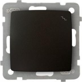 Produktbild Ospel Treppenschalter Karo Single Chocolate Metallic (ŁP-3S