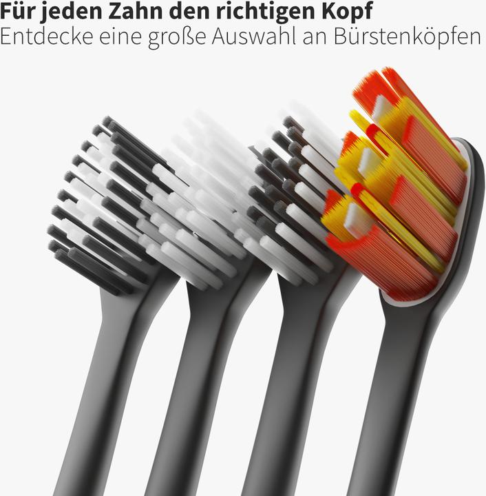 Image du produit Zahnheld Schallzahnbürste im Doppelpack Schwarz (Brosse à dents sonique)