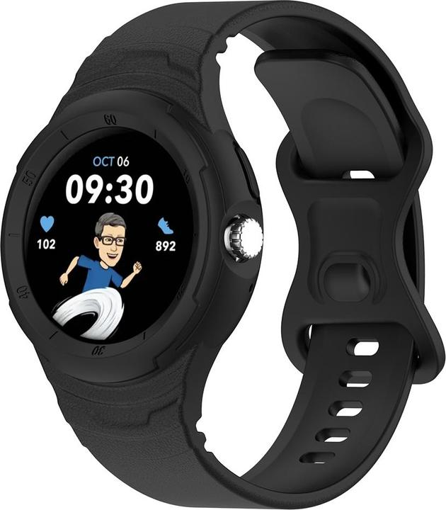 Actual product image Techsuit - Watchband (W066) - Google Pixel Watch / Watch 2 / Watch 3 41mm - Black (Silicone, Watch 2)