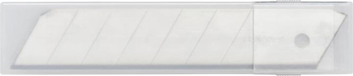 Produktbild Fiskars Abbrechklingen, Für Cuttermesser, 25mm, Rostfreier Stahl, 10er Pack, CarbonMax, 1048 (Ersatzklinge)