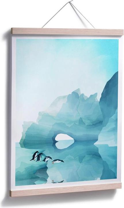 Immagine prodotto Trenddeko Goed Blue - Pinguini (120 x 150 cm)