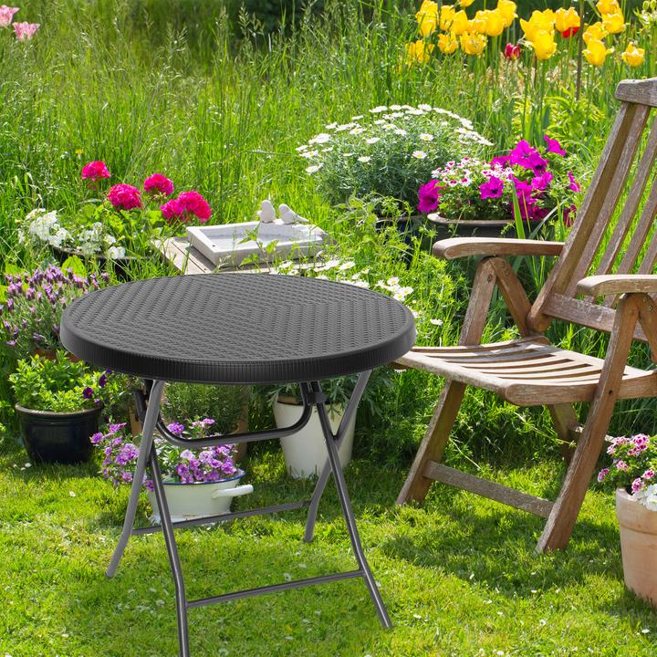 Actual product image Relaxdays garden table (80 cm)